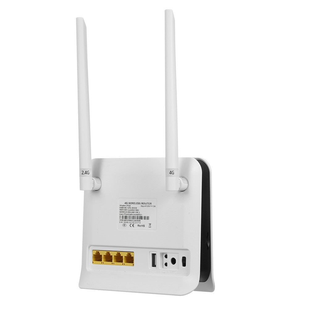 Industrial-Grade 300M Wireless Router CPE with EU Power Supply - 2.4G Single Band, Through-Wall, Portable (Europe & Africa)