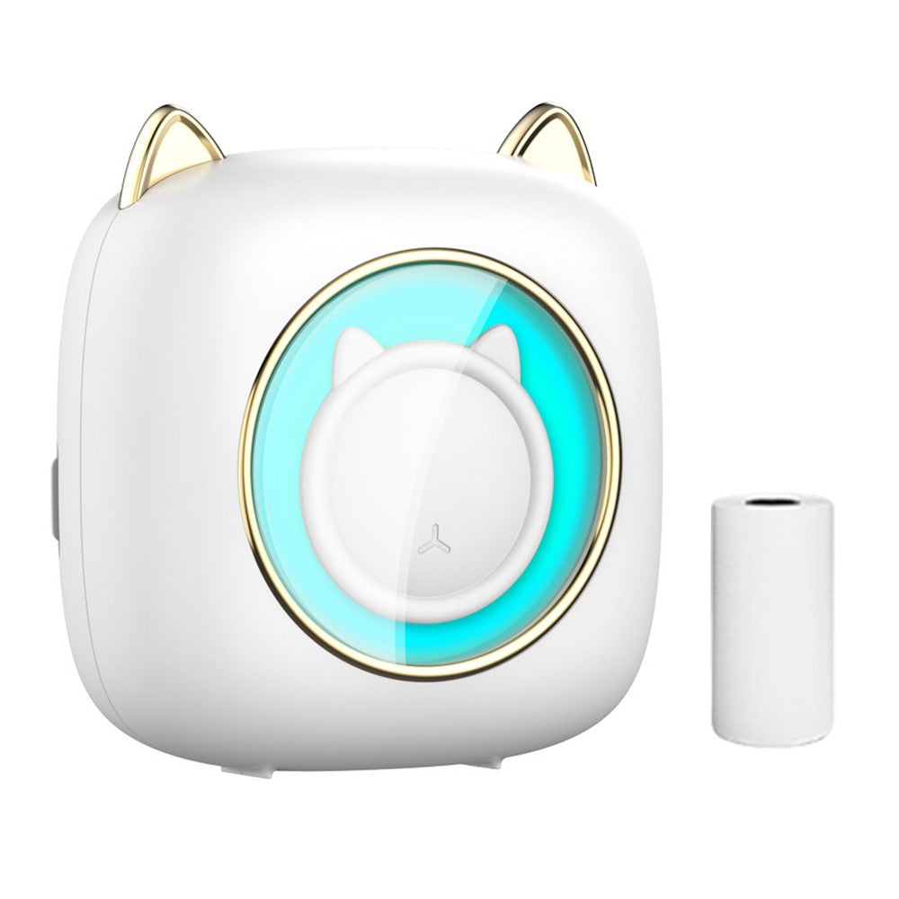 Portable Mini Thermal Printer with Bluetooth Connection & Assorted Paper and Marker Set