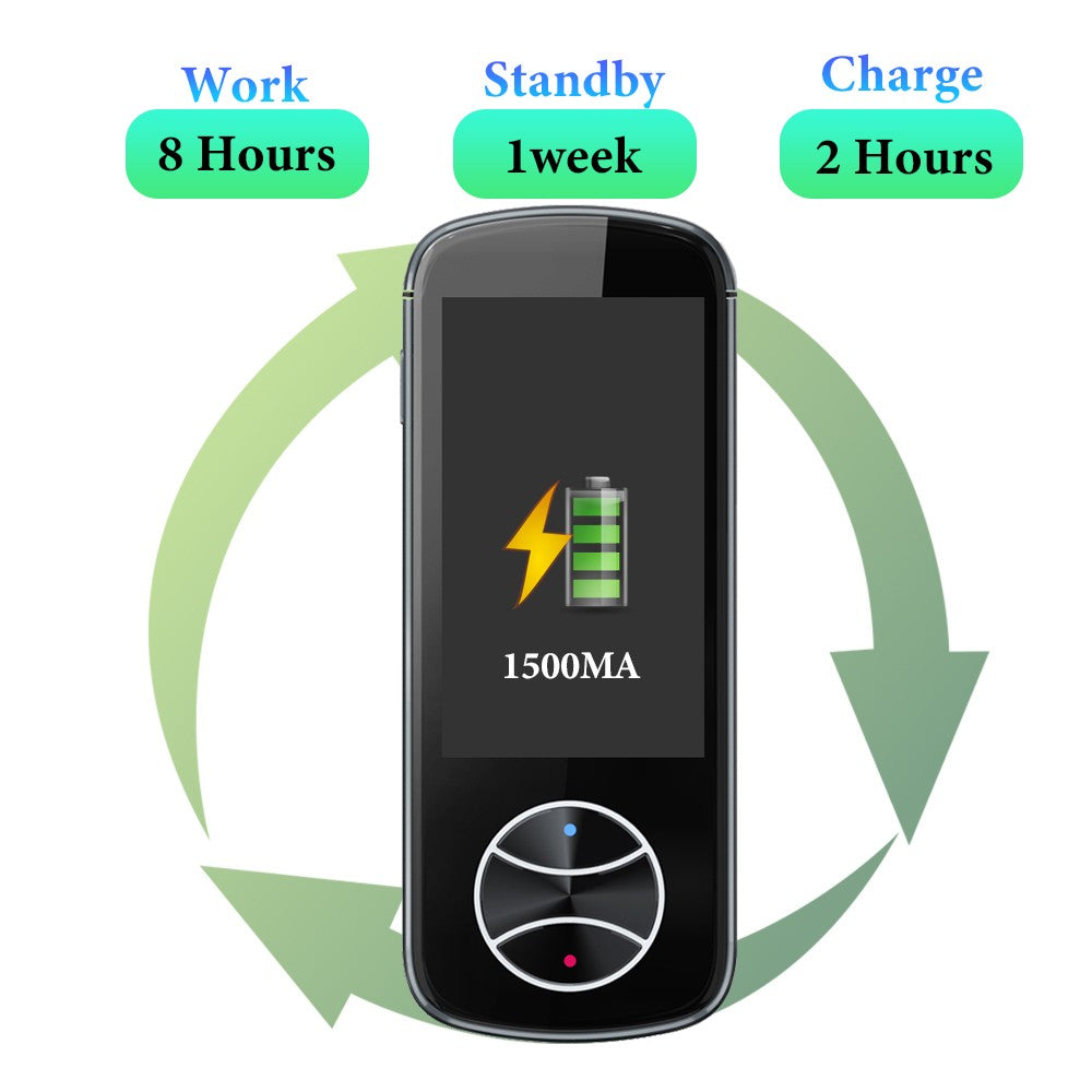 3.0in IPS Touch Screen Smart Translator 1500mAh Converter Electronic Interpreter for Android