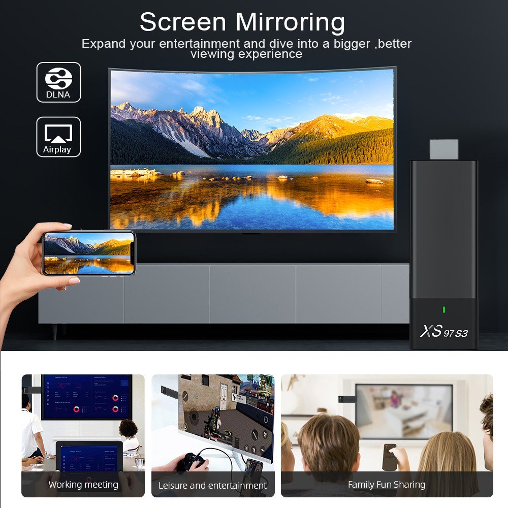 4K HDR Android 10.0 TV Stick with Remote - 1GB RAM, 8GB ROM Streaming Media Player