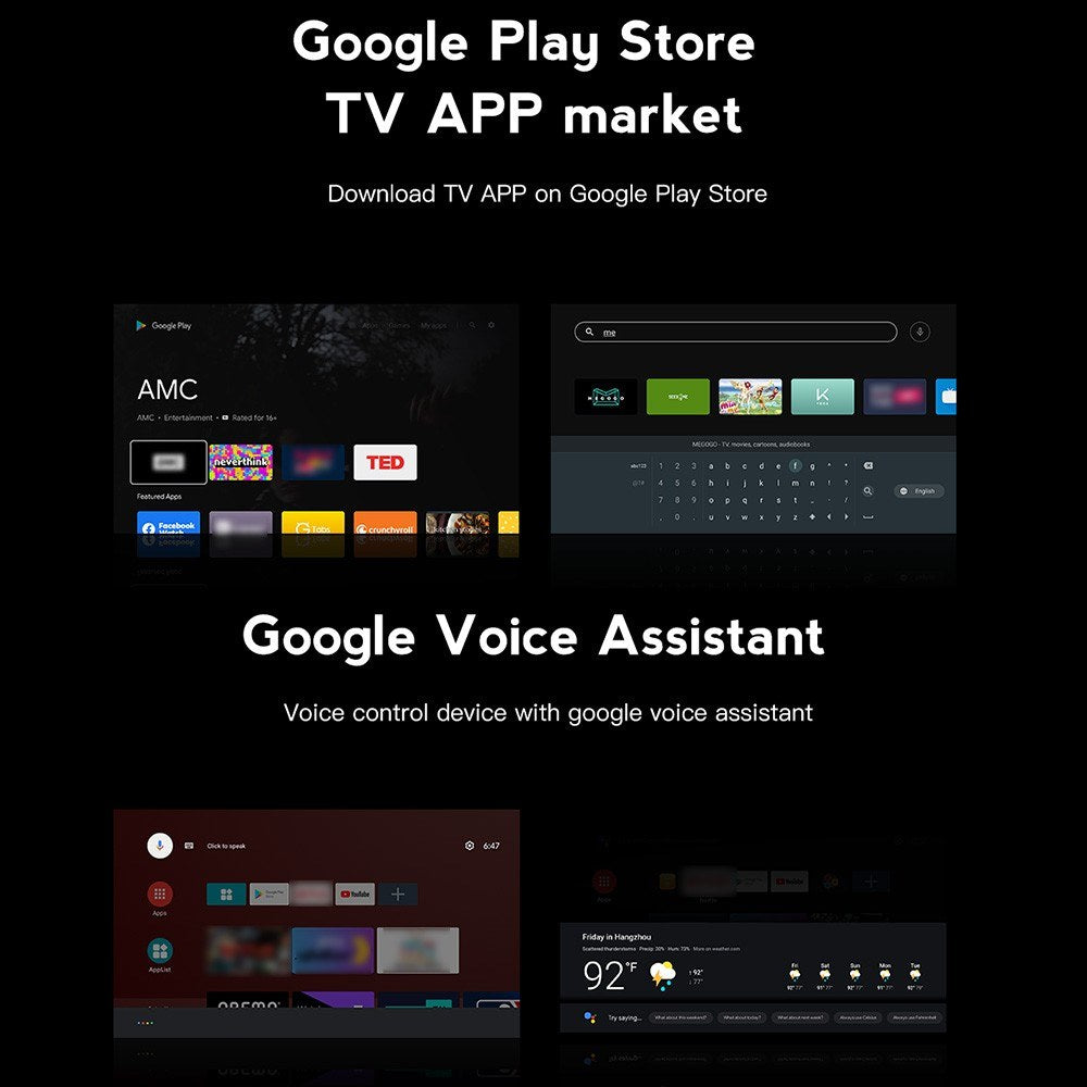 4K HDR Android 10.0 TV Stick with WiFi & Remote (2GB RAM/16GB Storage)