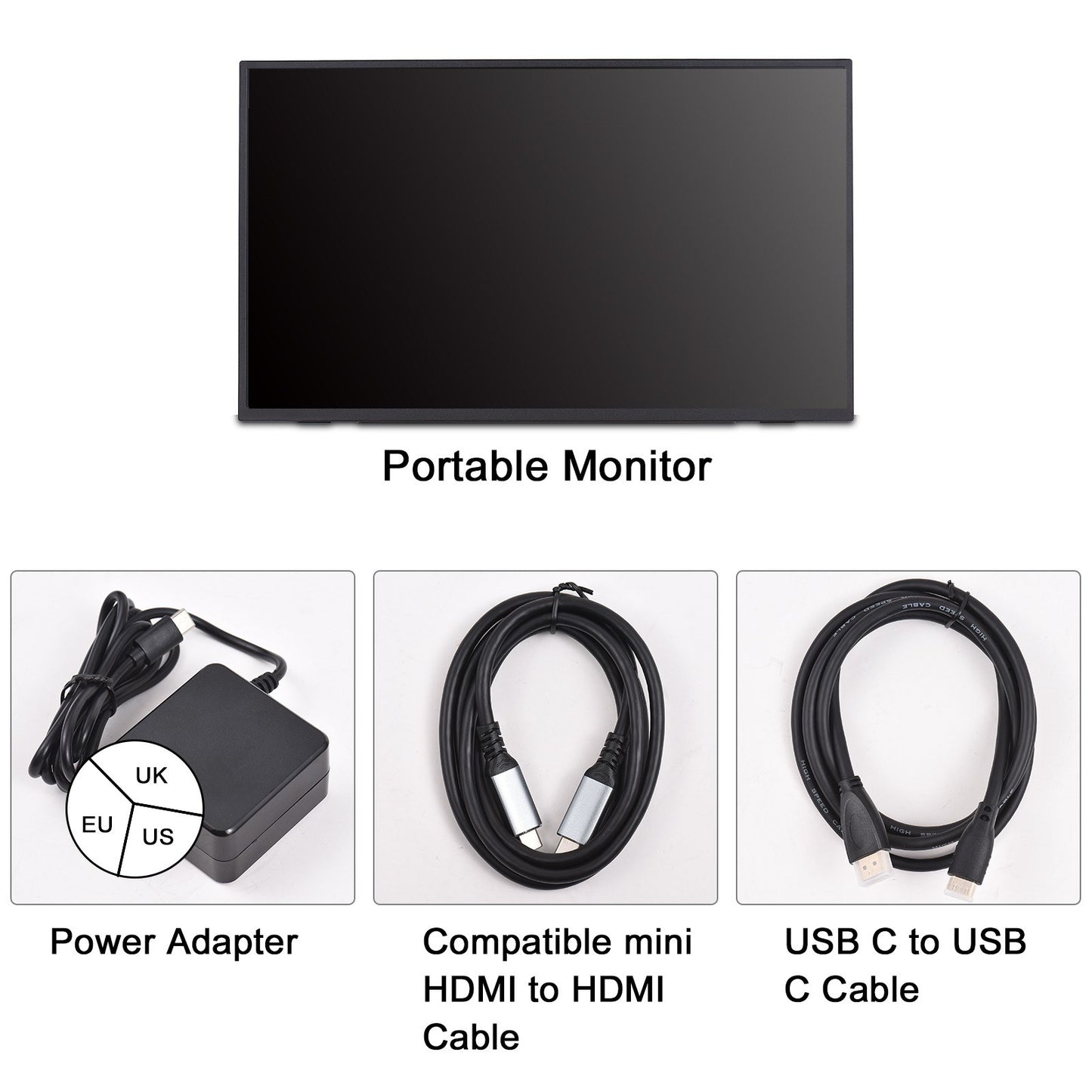 18.5 FHD 100Hz Gaming Monitor for Laptop, MacBook, Surface, PC, PS4/PS5, Xbox with Stand