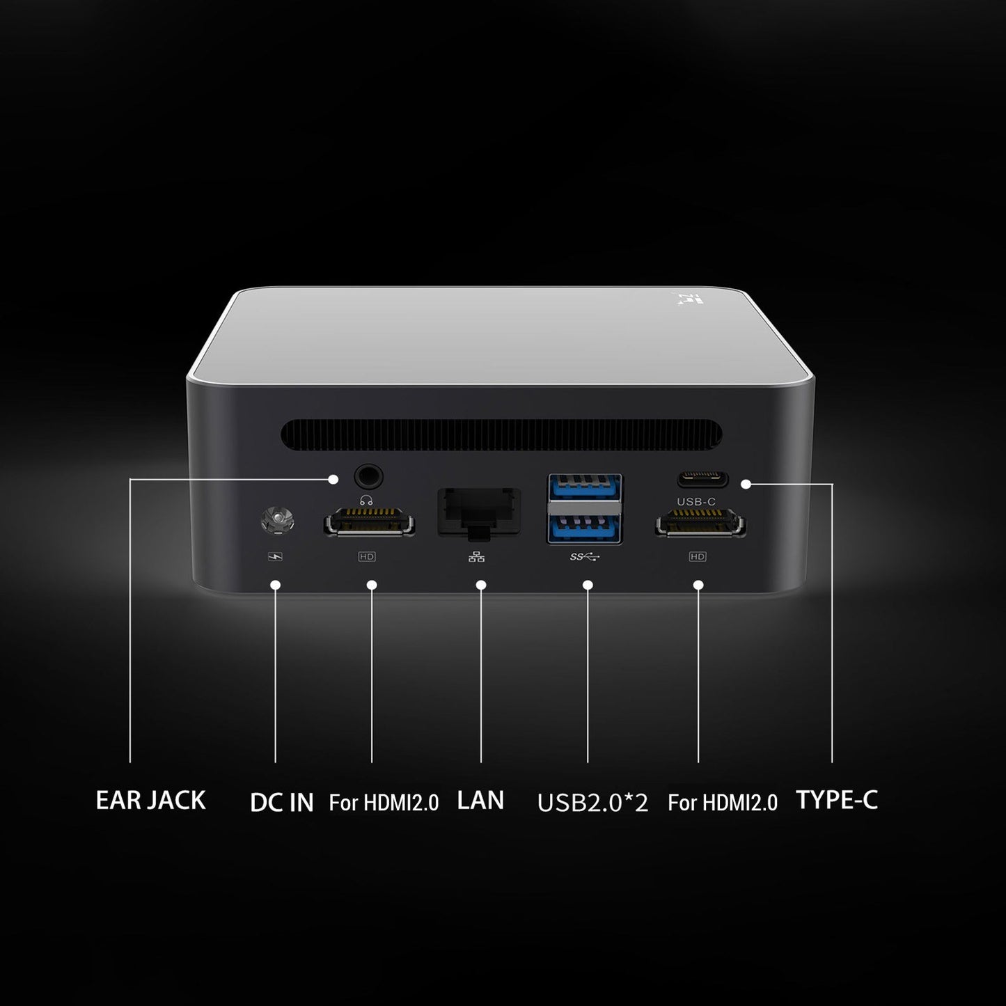 Windows 11 Mini PC - 16GB RAM, 512GB SSD, AMD Ryzen 5 5600H 6-Core, 8K 60Hz Support, WiFi 6, BT 5.2
