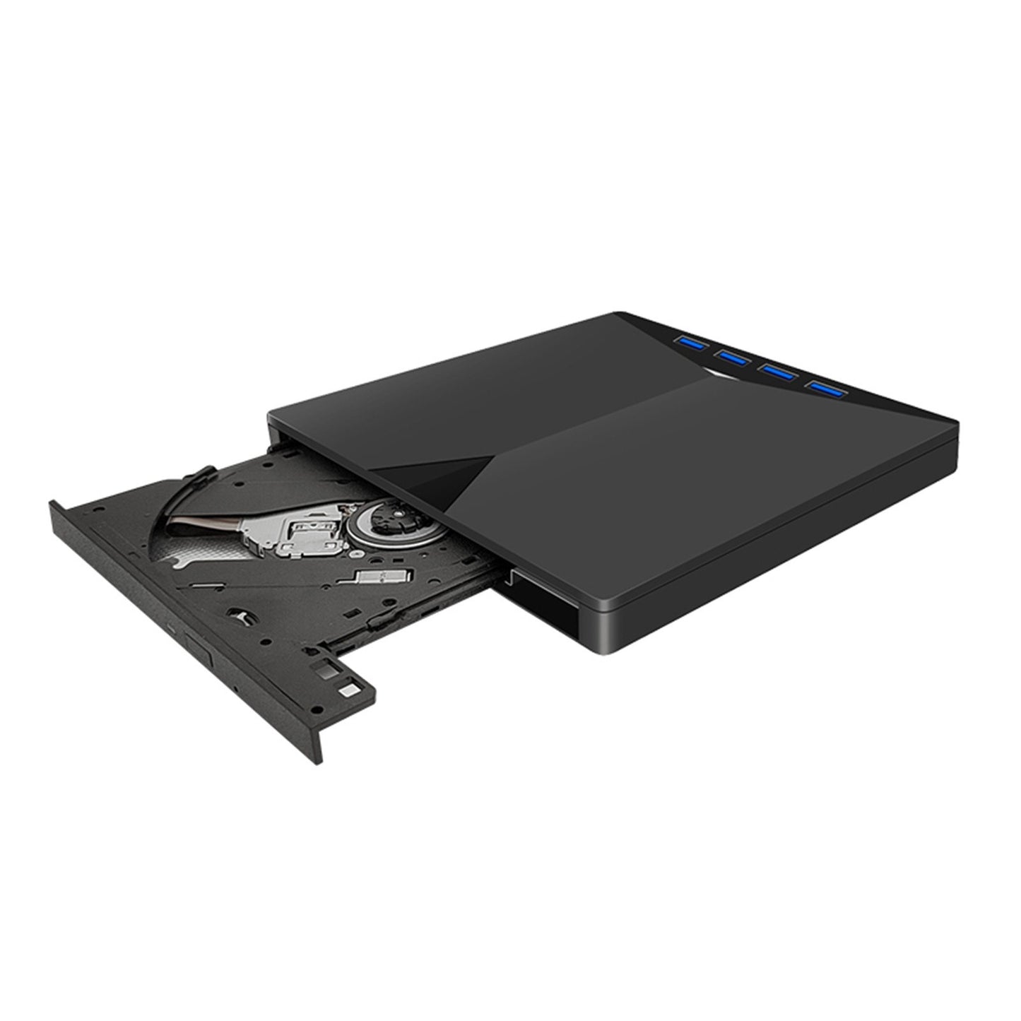 Portable External CD/DVD Drive for Laptop - USB 3.0 & Type-C, 7-in-1 Multifunctional CD Burner & Player