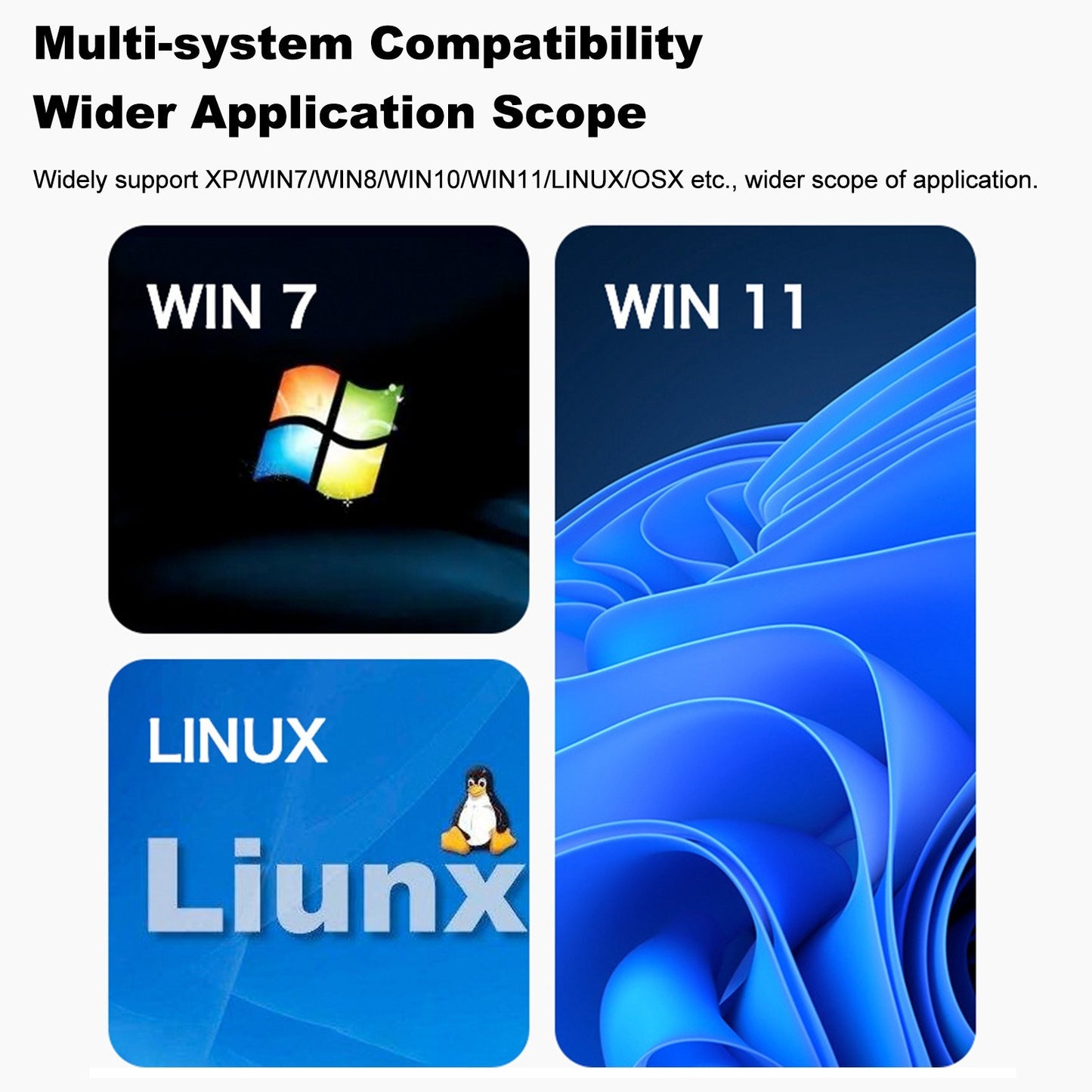 Portable External CD/DVD Drive for Laptop - USB 3.0 & Type-C, 7-in-1 Multifunctional CD Burner & Player