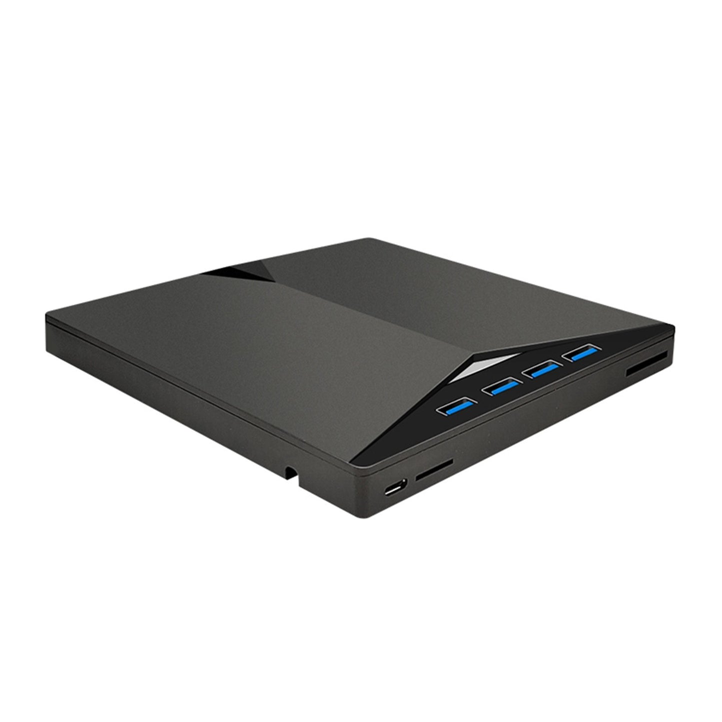 Portable External CD/DVD Drive for Laptop - USB 3.0 & Type-C, 7-in-1 Multifunctional CD Burner & Player