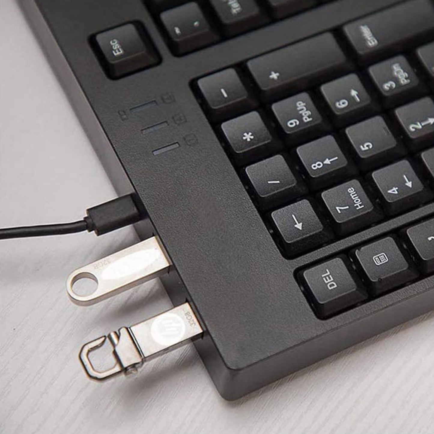 Left-Handed Ergonomic Full-Size Keyboard with Dual USB Interface for Improved Work Efficiency
