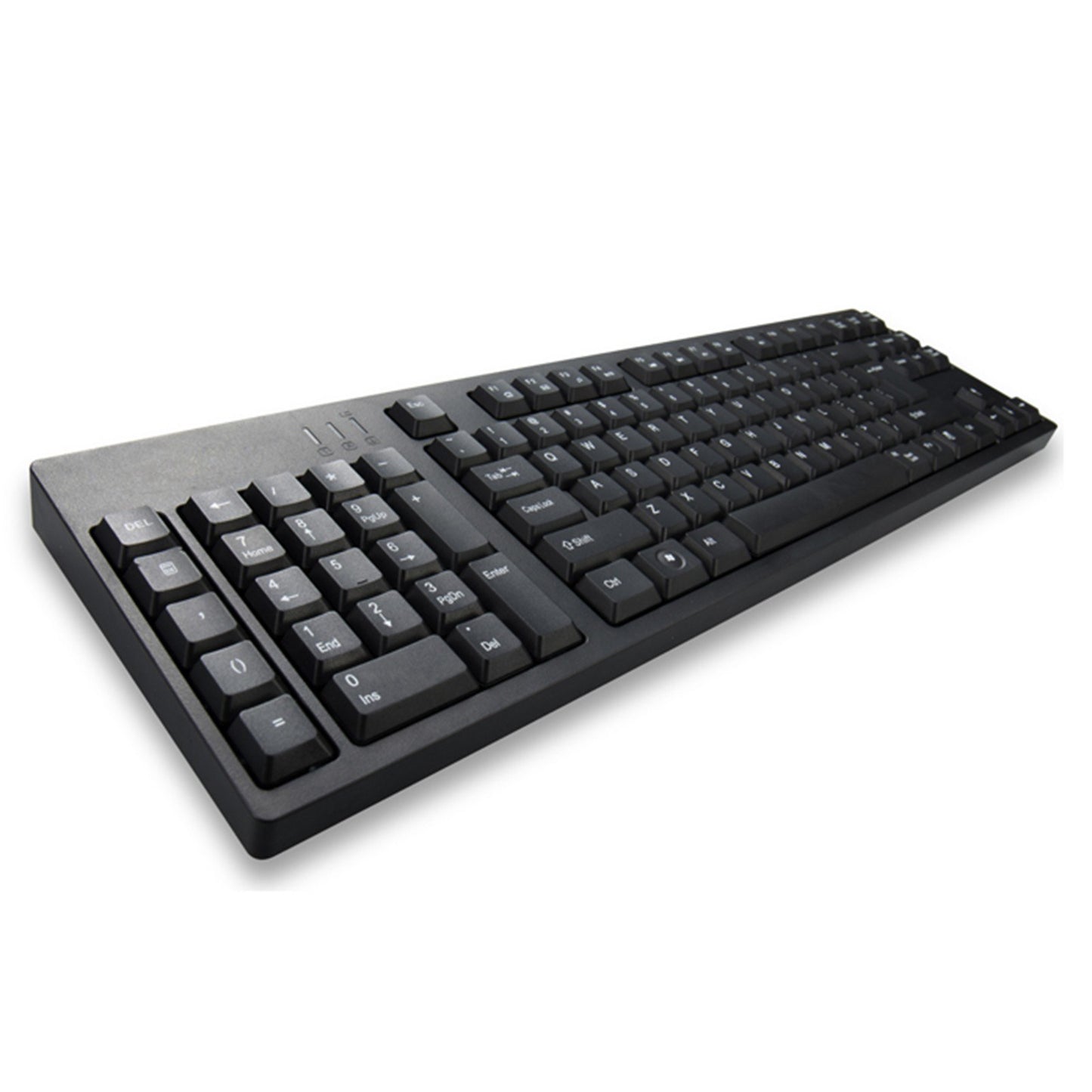 Left-Handed Ergonomic Full-Size Keyboard with Dual USB Interface for Improved Work Efficiency