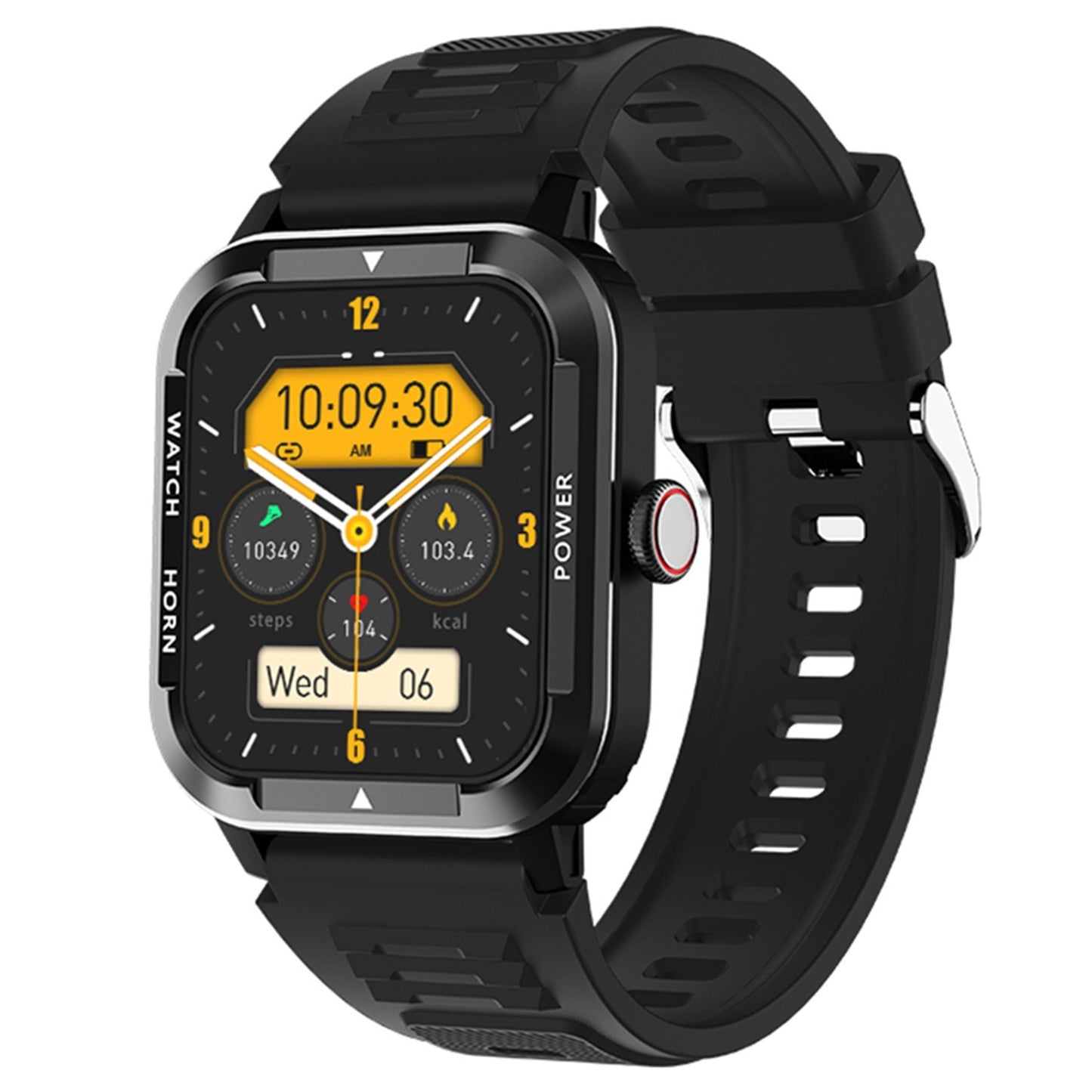 1.91-inch Smartwatch with High-Clear Display, Comprehensive Health Monitoring, Multi-Sport Modes, IP67 Waterproof, Blood Pressure & Glucose Monitoring for Men and Women