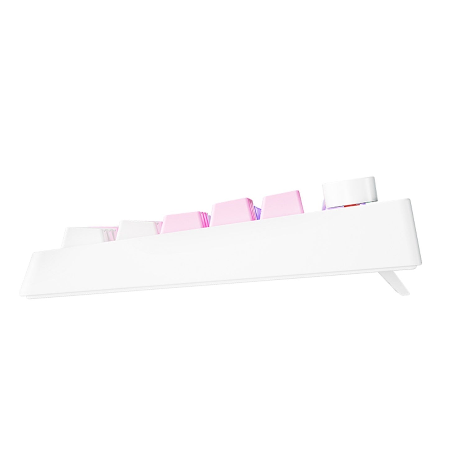 K87 Wireless RGB Mechanical Keyboard, Triple-Mode, 18 Lighting Effects, Hot-Swappable, High-Capacity Battery, DIY Software, Red Switch - Ideal for Gaming & Typing