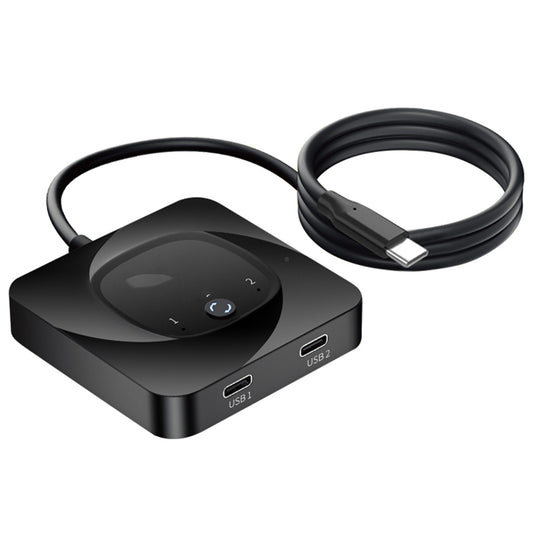 8K USB-C Bidirectional KVM Switch - 2 Computers, HDR, 10Gbps Data Transfer, 100W PD Charging, 2 Cables Included