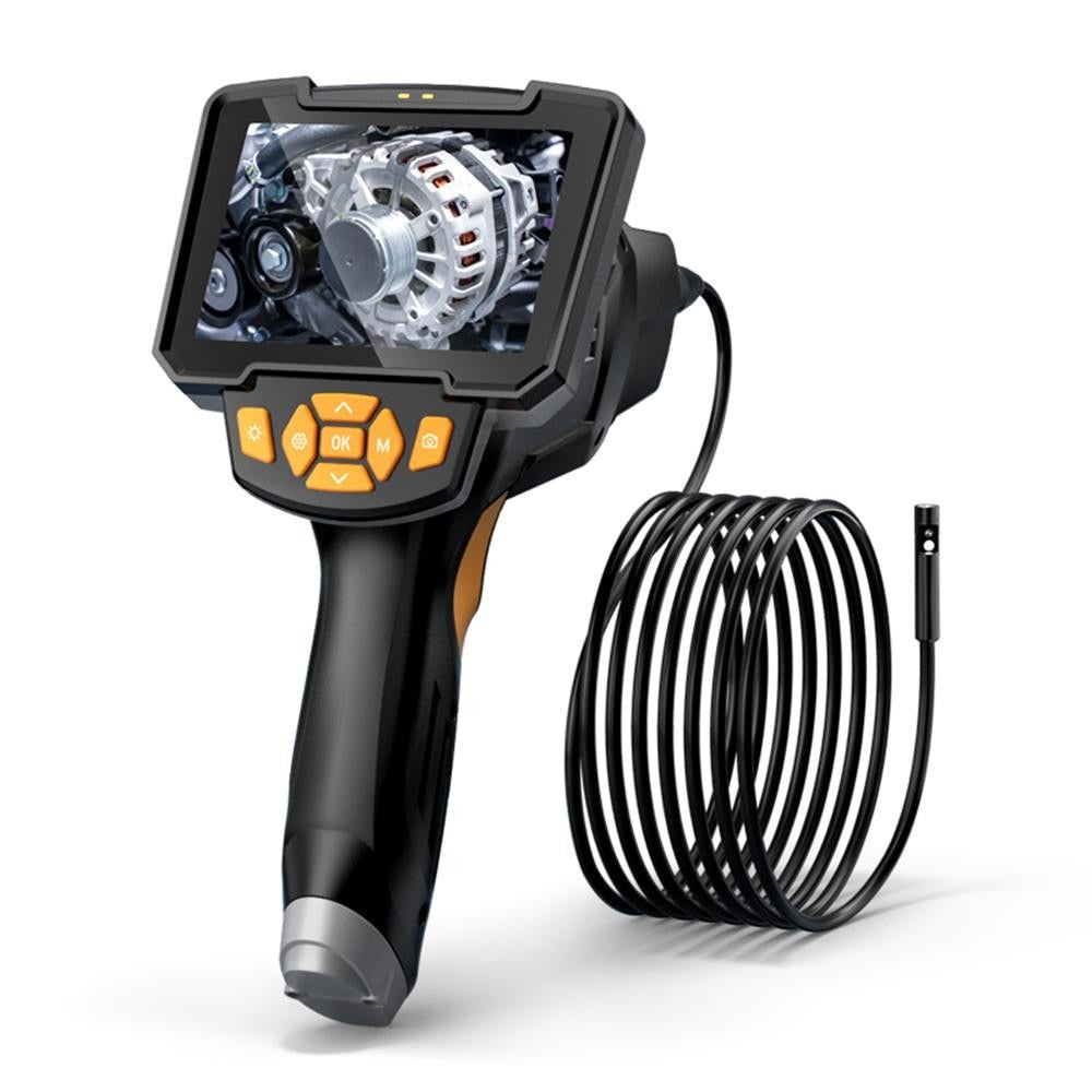 1080P Waterproof Handheld Industrial Endoscope with 4.3-inch HD Screen, 2MP Camera, IP67 Rating, 2000mAh Battery, Efficient Image Transmission