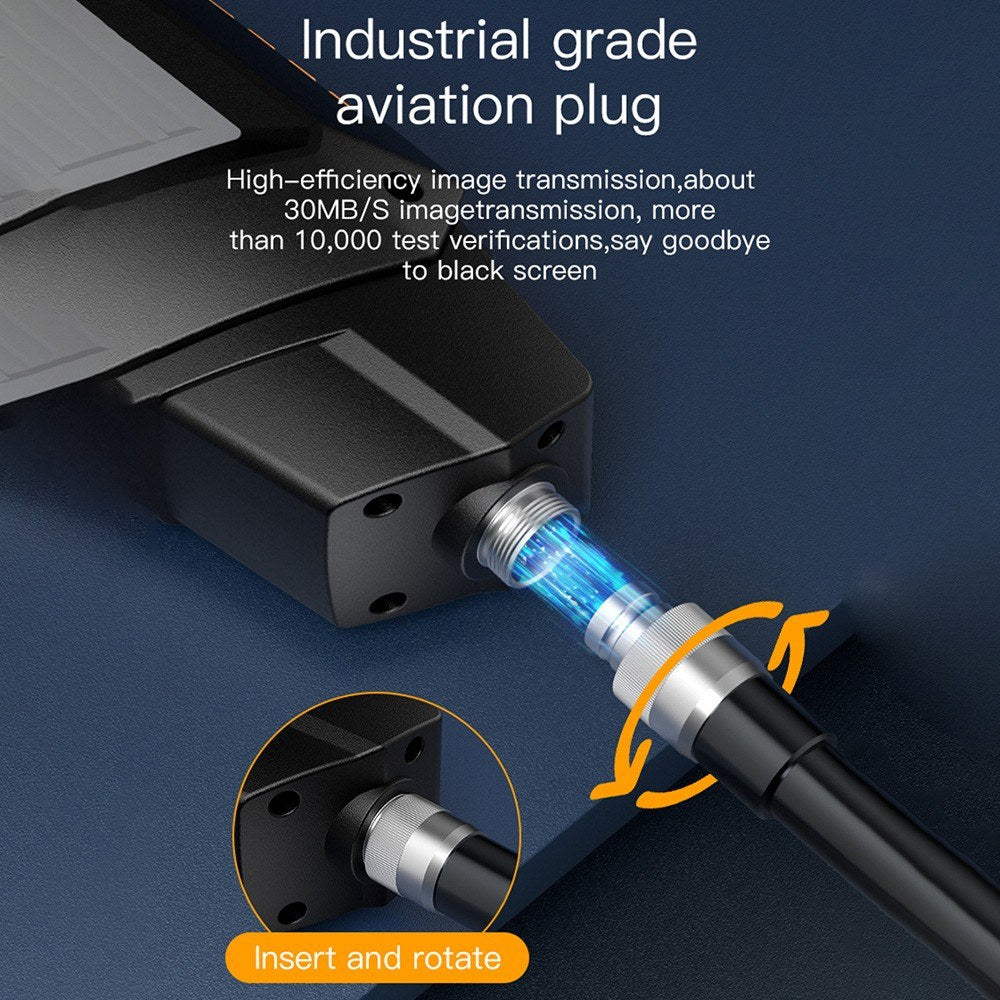 1080P Waterproof Handheld Industrial Endoscope with 4.3-inch HD Screen, 2MP Camera, IP67 Rating, 2000mAh Battery, Efficient Image Transmission