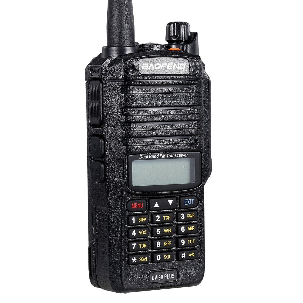 BAOFENG UV-9R Plus Dual Band Two-Way Radio Handheld Walkie Talkie, IP67 Waterproof & Dustproof, EU Plug