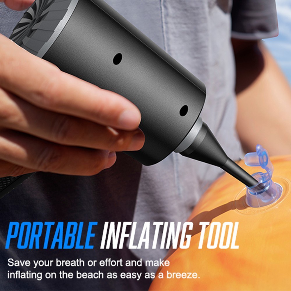Portable Electric Air Duster for PC & Camera - Powerful, Rechargeable, Multifunctional Nozzles