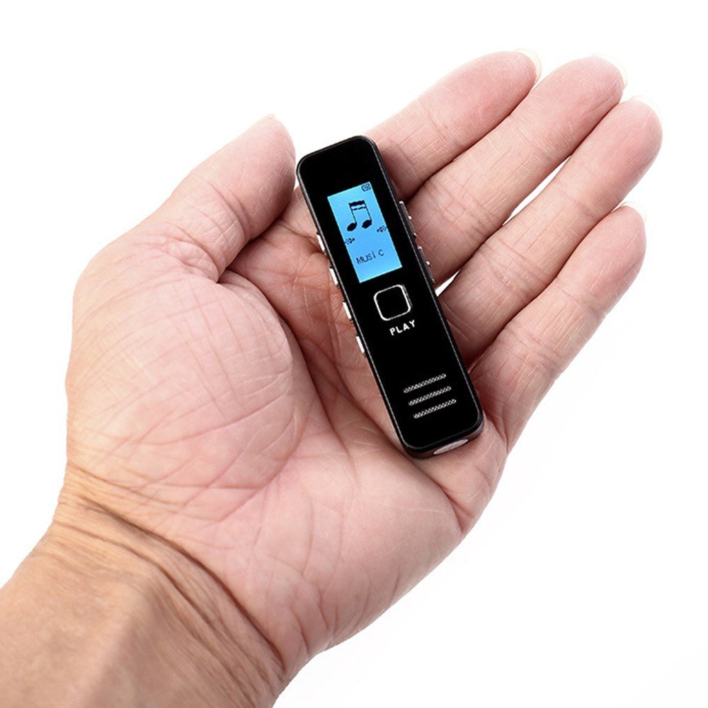 Compact Digital Voice Recorder with External Speaker for Lectures, Meetings & Interviews