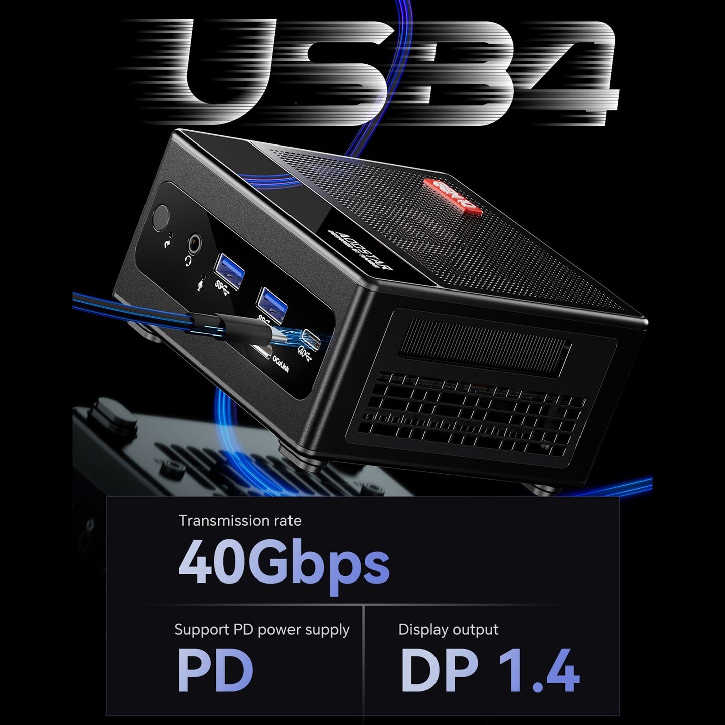AOOSTAR Mini PC Windows 11 Pro, AMD Ryzen 7 6800H, 32GB LPDDR5 RAM, 512GB SSD, 4K Triple Display, WiFi 6, BT 5.2, Dual 2.5G LAN, USB 3.2