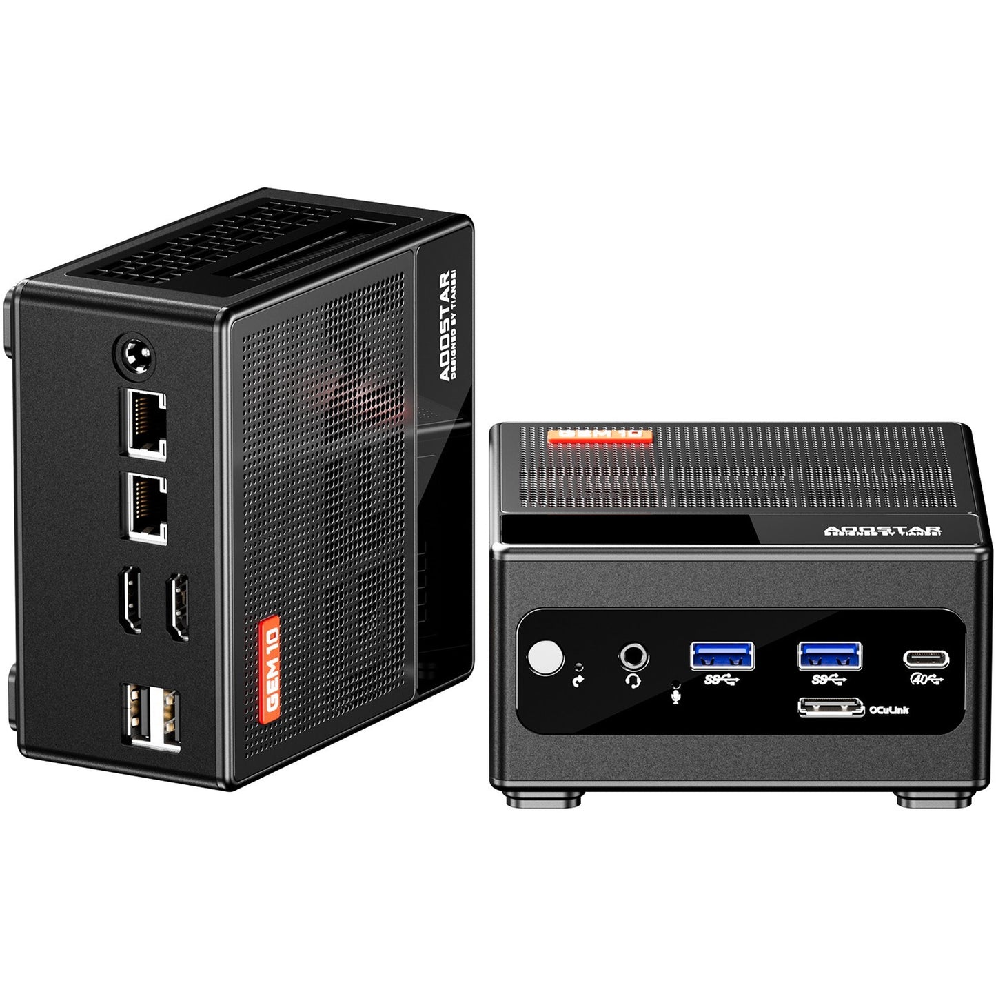 AOOSTAR Mini PC Windows 11 Pro, AMD Ryzen 7 6800H, 32GB LPDDR5 RAM, 512GB SSD, 4K Triple Display, WiFi 6, BT 5.2, Dual 2.5G LAN, USB 3.2