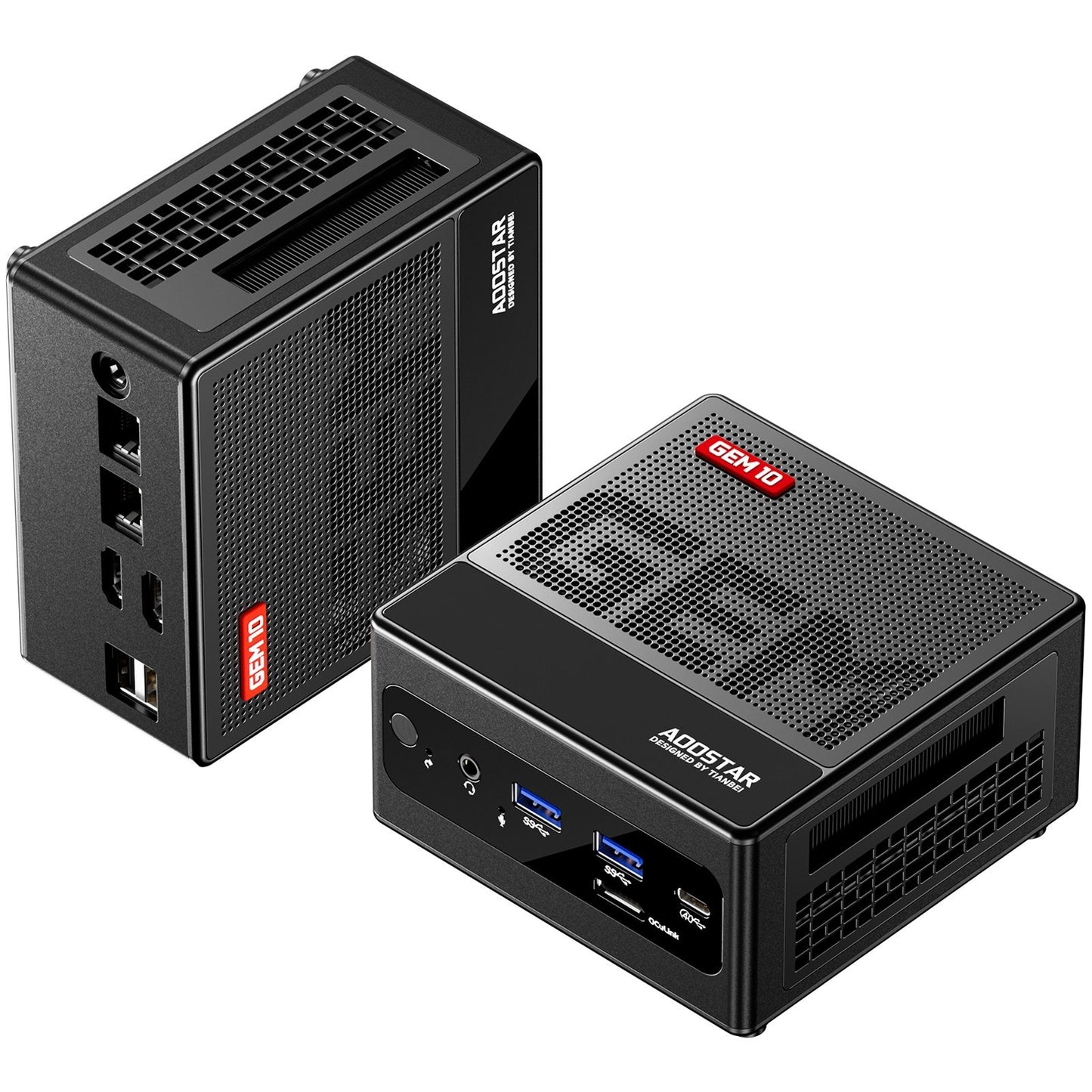 AOOSTAR Mini PC Windows 11 Pro, AMD Ryzen 7 6800H, 32GB LPDDR5 RAM, 512GB SSD, 4K Triple Display, WiFi 6, BT 5.2, Dual 2.5G LAN, USB 3.2