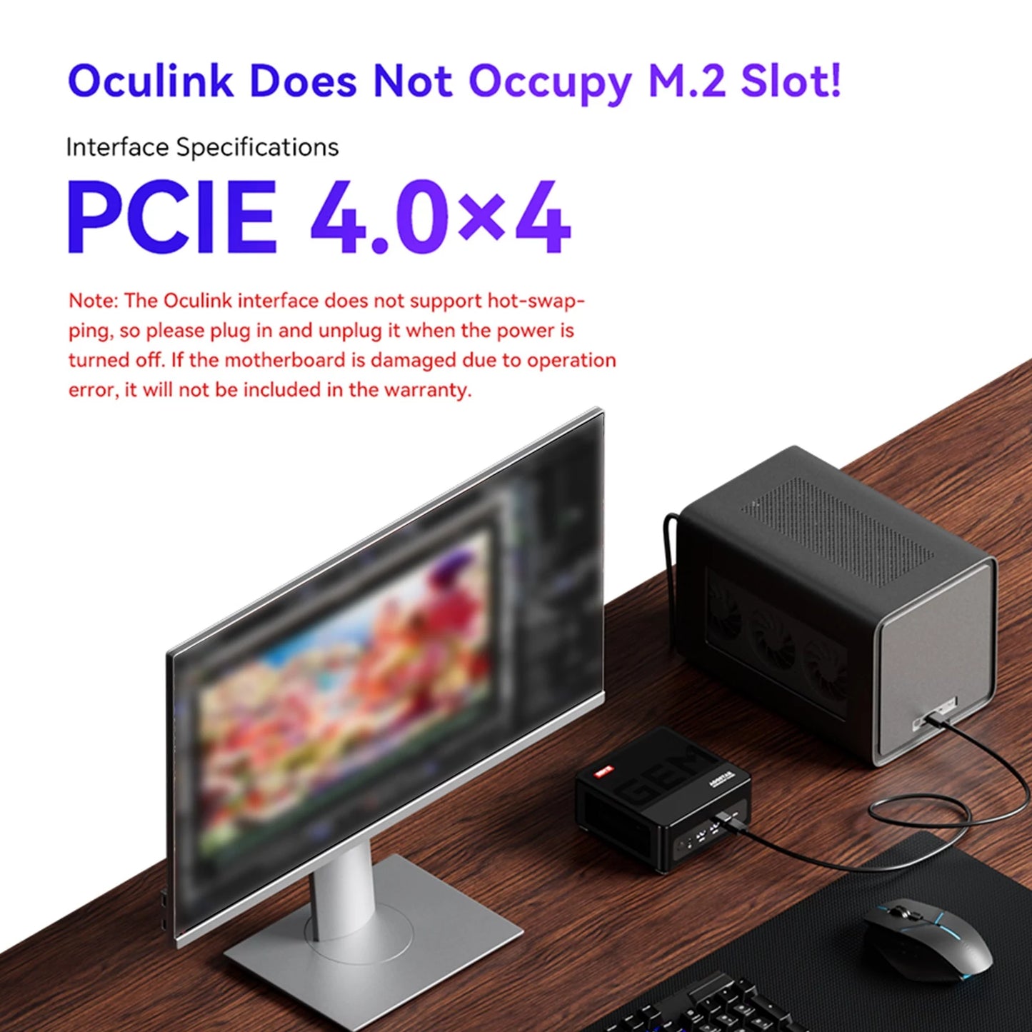 AOOSTAR Mini PC - Ryzen 7 8845HS, 32GB RAM, 1TB SSD