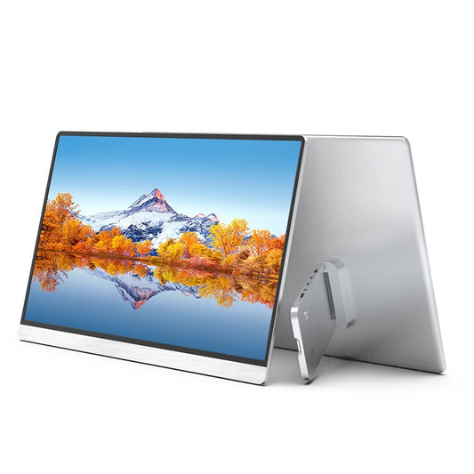 16.1 FHD 1080P IPS Portable Monitor with Kickstand & Built-in Speaker for Laptop/PC