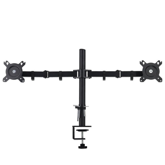 Aluminum Dual Monitor Stand 360° Rotating Adjustable Mount for 17-32 Inch Screens - PM100