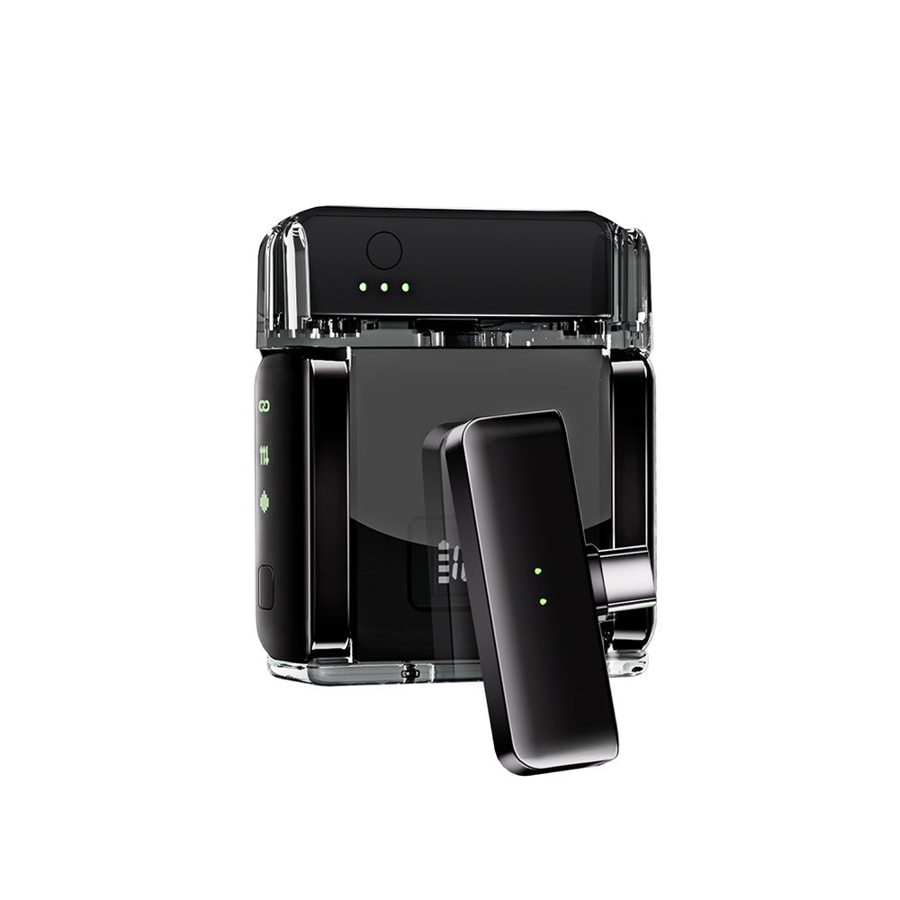 Dual Channel Wireless Lapel Microphone with Charging Case for Interviews & Live Streaming