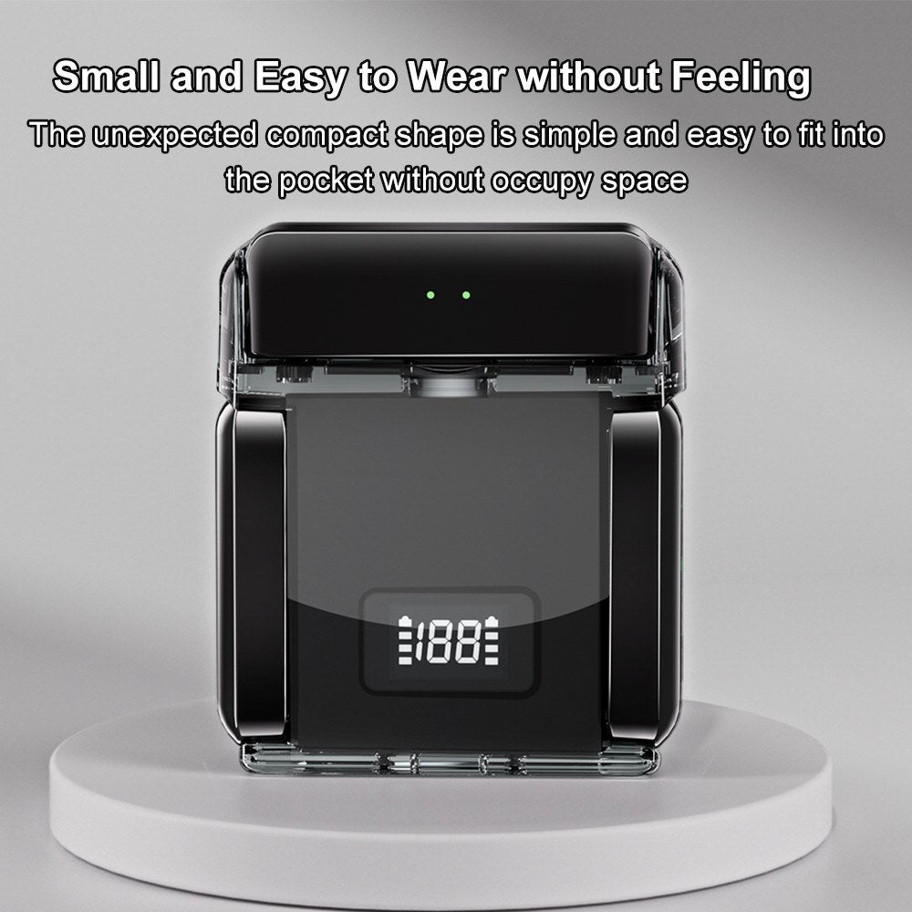 Dual Channel Wireless Lapel Microphone with Charging Case for Interviews & Live Streaming