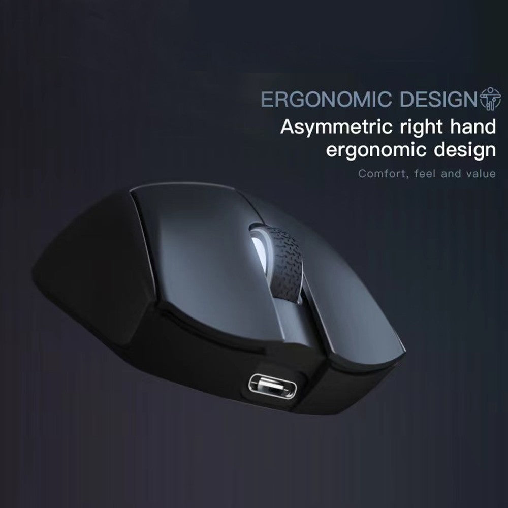 Darmoshark N5 Lightweight Tri-Mode Gaming Mouse: 2.4G/BT/Wired Wireless with Adjustable Speeds for PC & Laptop