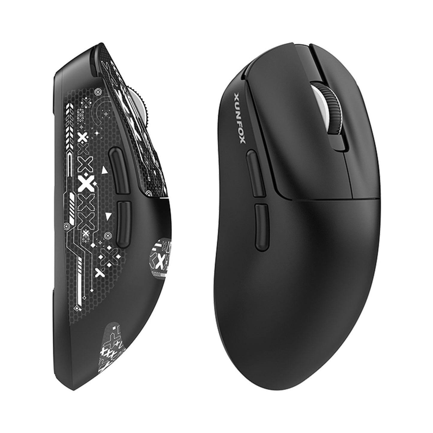 XUNFOX PAW3311 Wireless Gaming Mouse - Lightweight, Rechargeable, Ergonomic, 3-Mode Connection, Anti-Slip for PC/Laptop