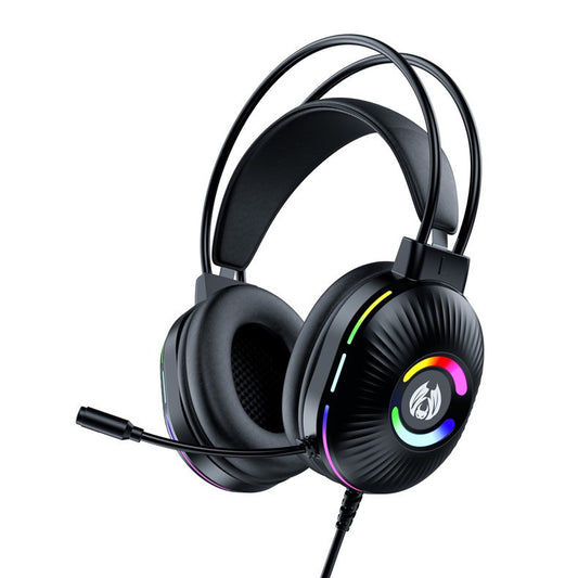 7.1 Surround Sound Gaming Headsets with Mic, Noise-Canceling Over-Ear Wired Headphones & LED Lights for PC