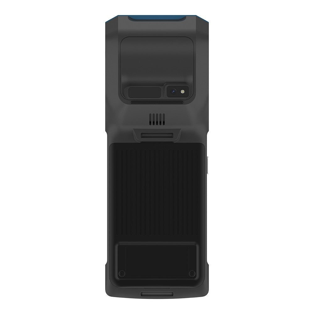 Android 13 Smart PDA Terminal with 5.5 Touchscreen, Wireless Connection, POS Printer & Barcode Scanner, Orange