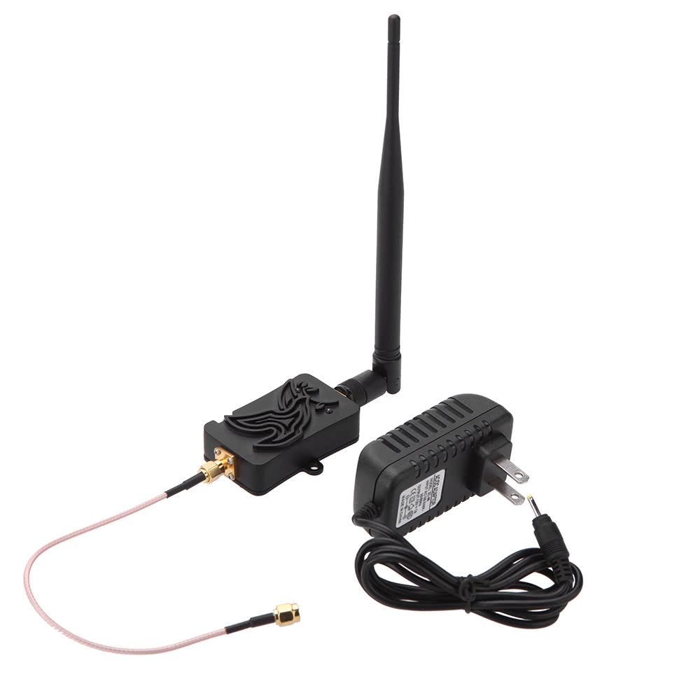 802.11b/g/n 2.4GHz WiFi Wireless Amplifier Router with Antenna - 4000mW Signal Booster & ZigBee BT Compatibility