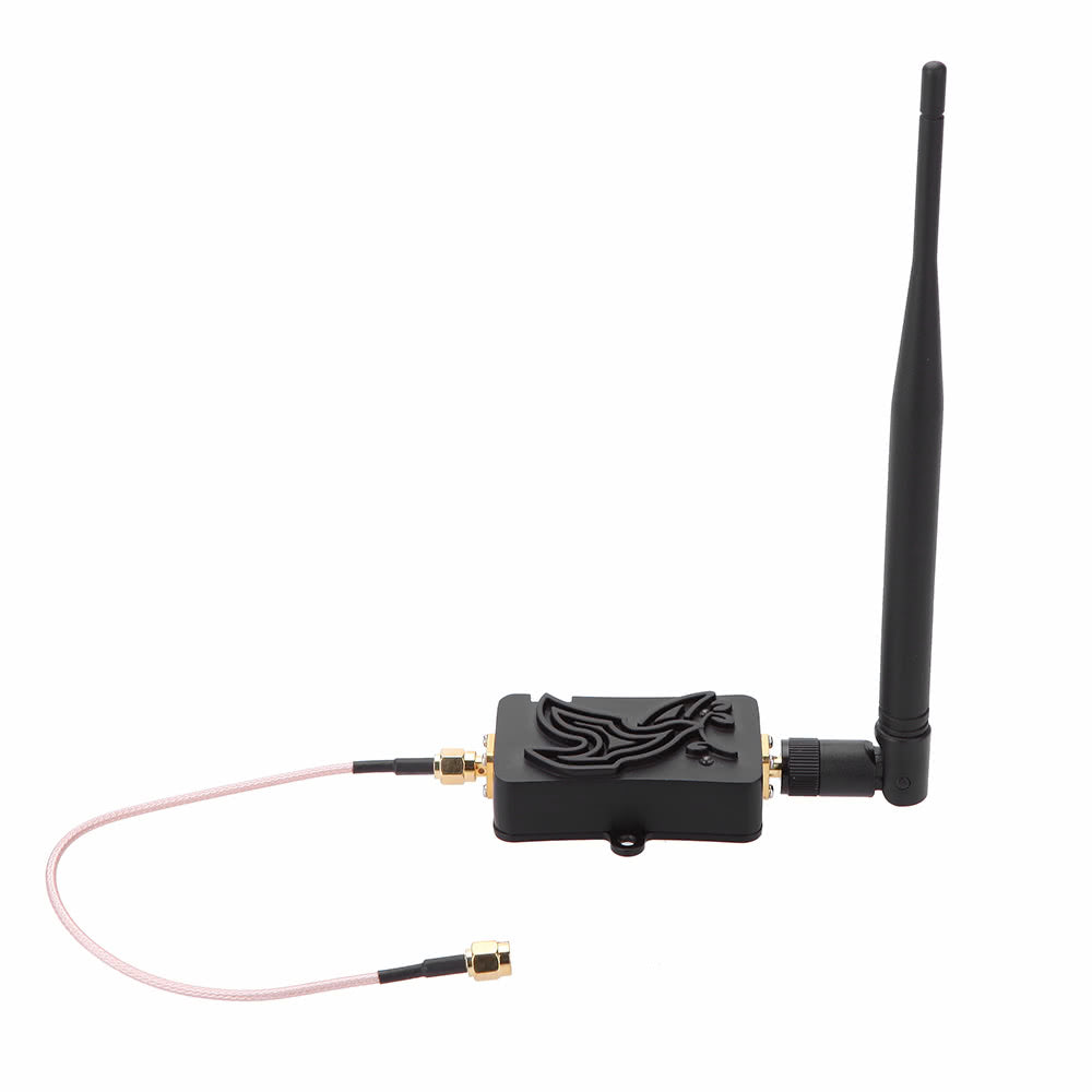 802.11b/g/n 2.4GHz WiFi Wireless Amplifier Router with Antenna - 4000mW Signal Booster & ZigBee BT Compatibility