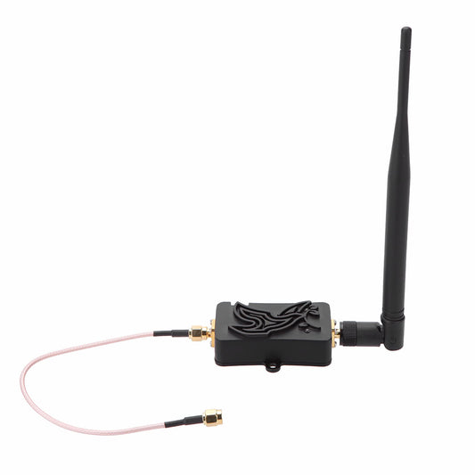 802.11b/g/n 2.4GHz WiFi Wireless Amplifier Router with Antenna - 4000mW Signal Booster & ZigBee BT Compatibility
