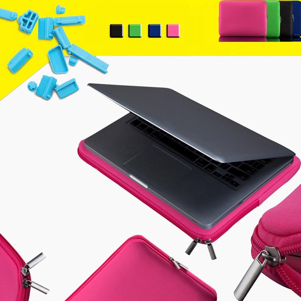 Portable 11-inch Zipper Soft Sleeve Case for MacBook Air Ultrabook Laptop