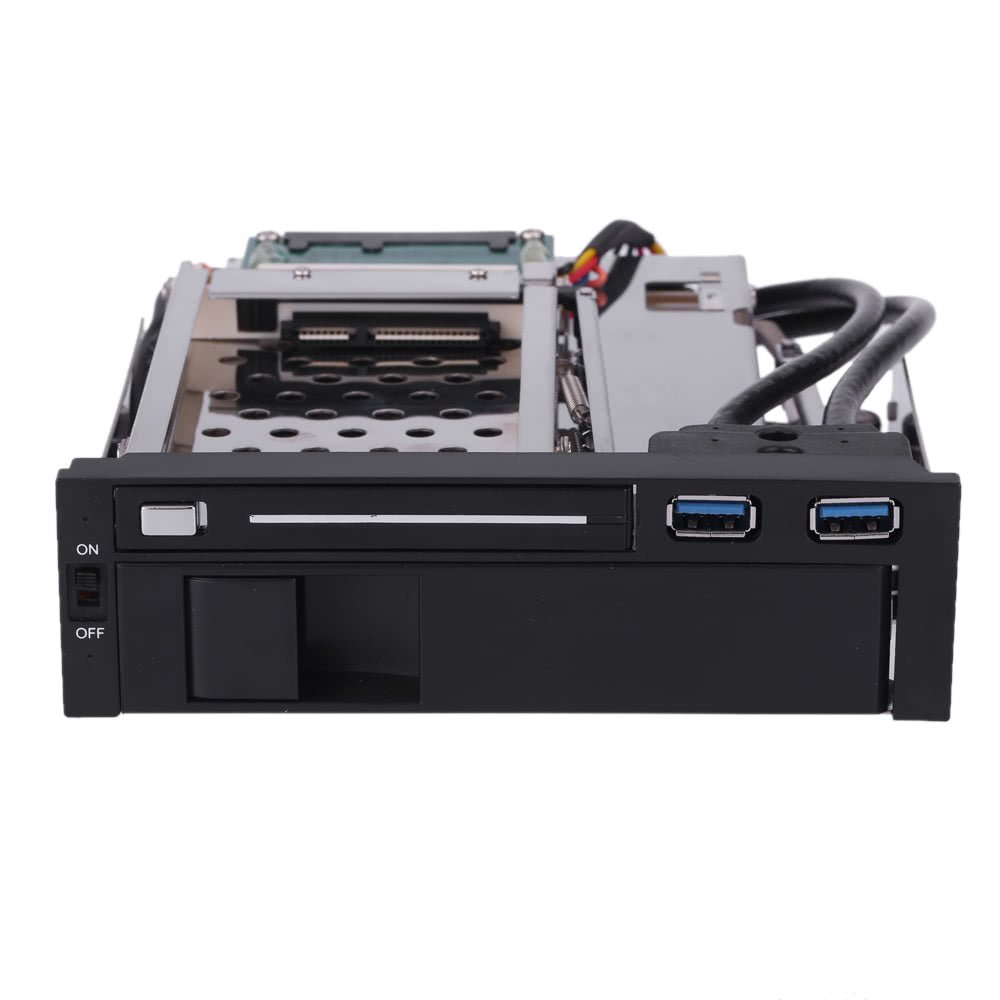 Dual Bay SATA III HDD & SSD Tray Caddy Docking Station with USB 3.0 Hot Swap