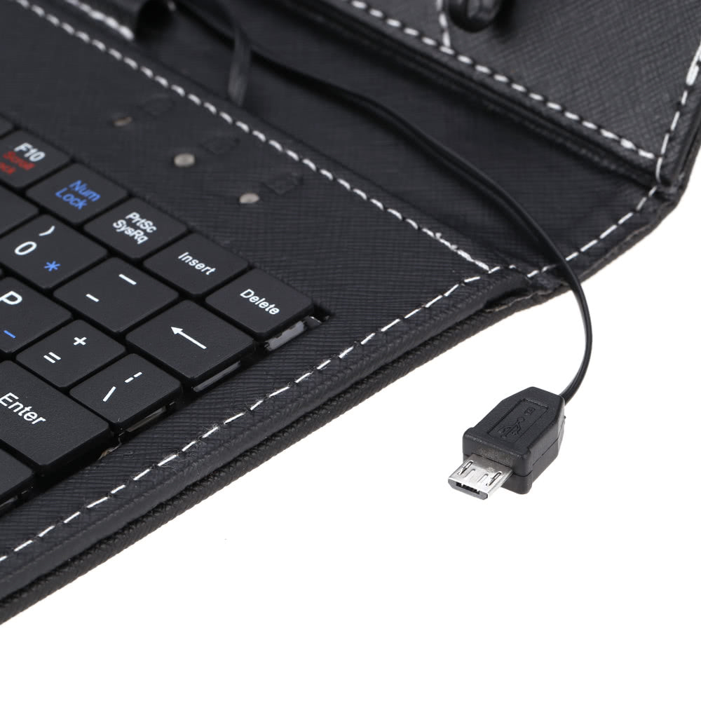Magnetic PU Leather Folio Case for 7/8 Inch Android Tablet - Folding Stand Holder