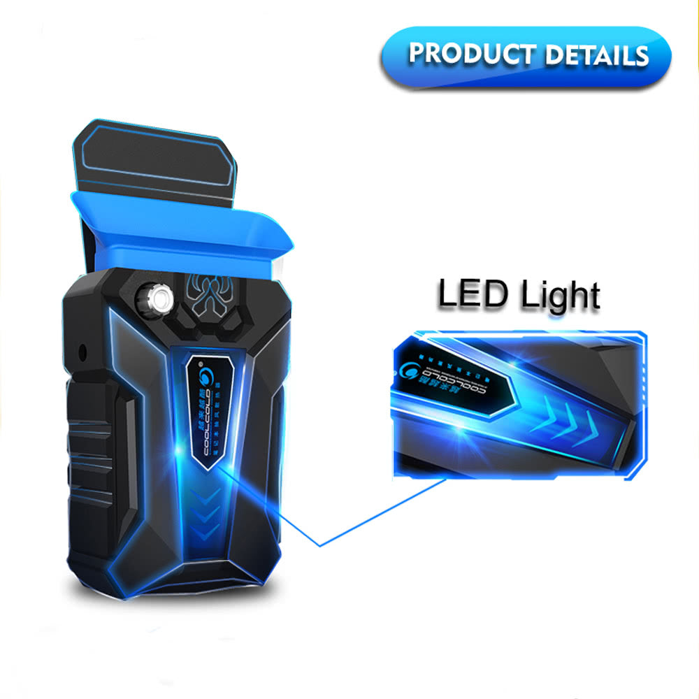Portable USB Laptop Cooler with Silent Vacuum Fan and Four Sleeves for Gaming