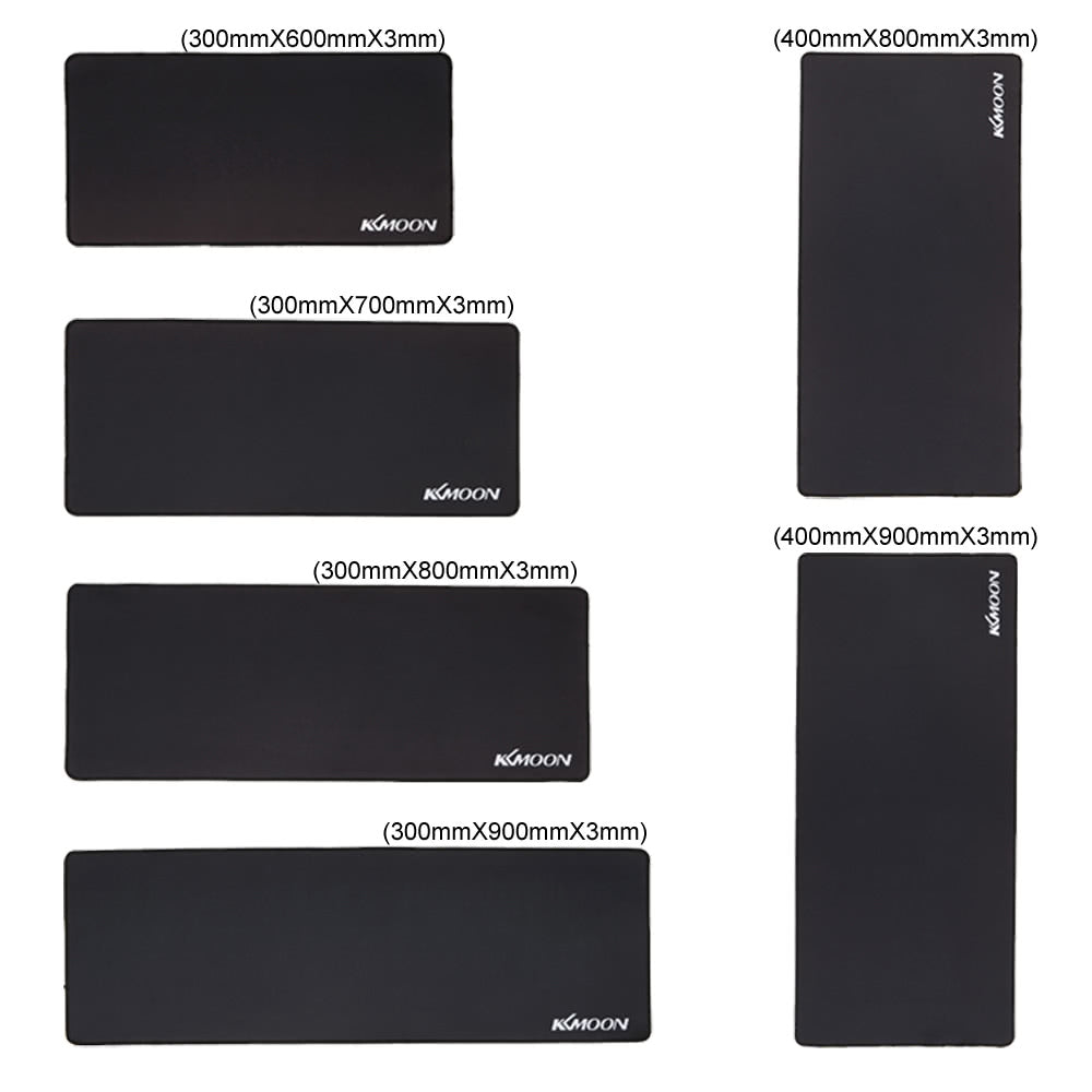 KKmoon Large Black Water-Resistant Anti-Slip Rubber Gaming Mouse Pad - 900x400x3mm