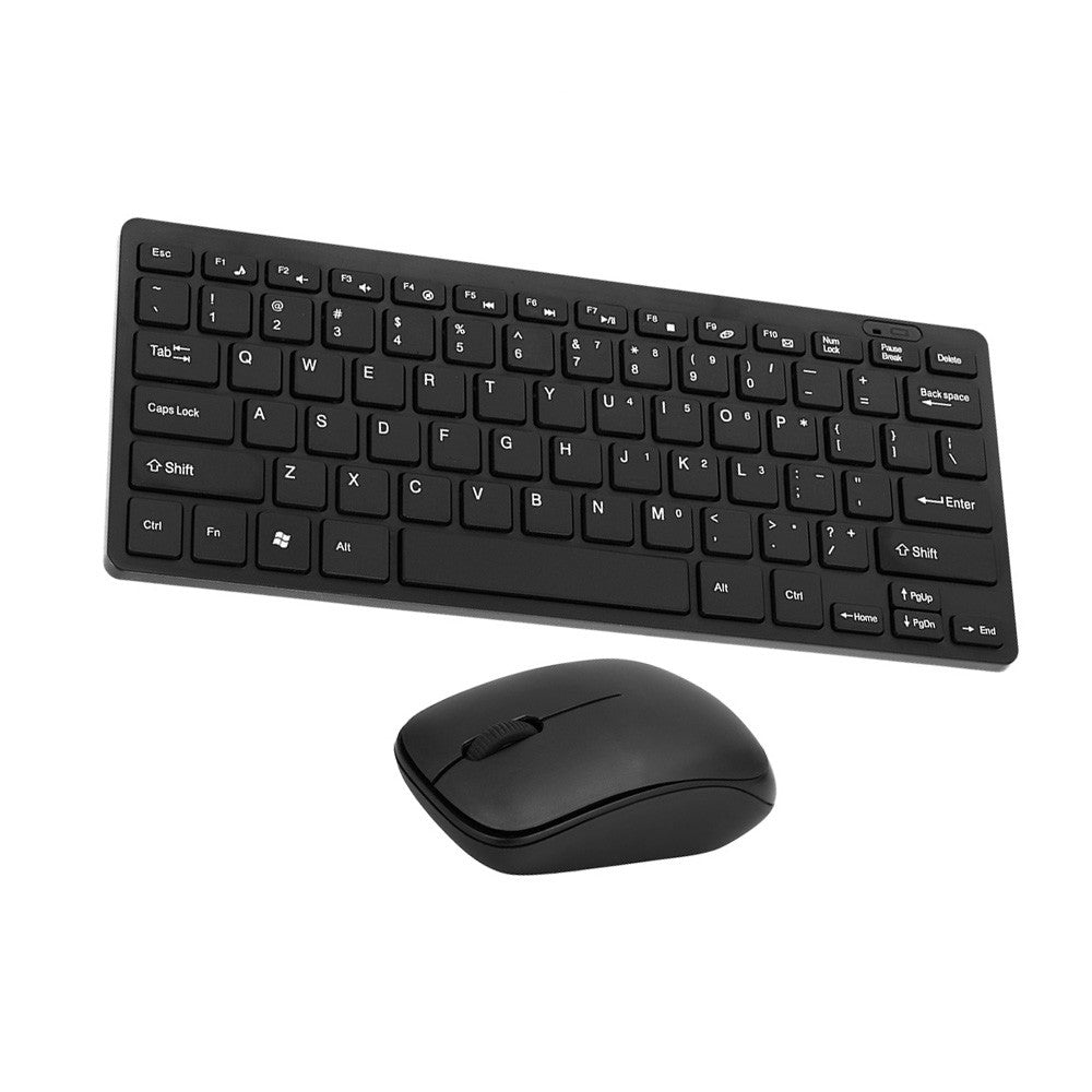 Ultra-Slim 2.4GHz Wireless Keyboard & Mouse Combo with Protective Cover