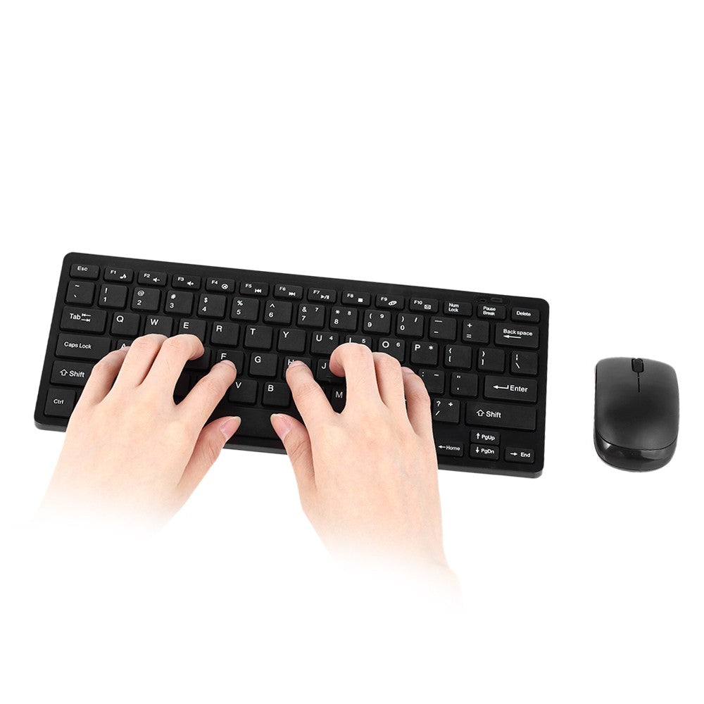 Ultra-Slim 2.4GHz Wireless Keyboard & Mouse Combo with Protective Cover