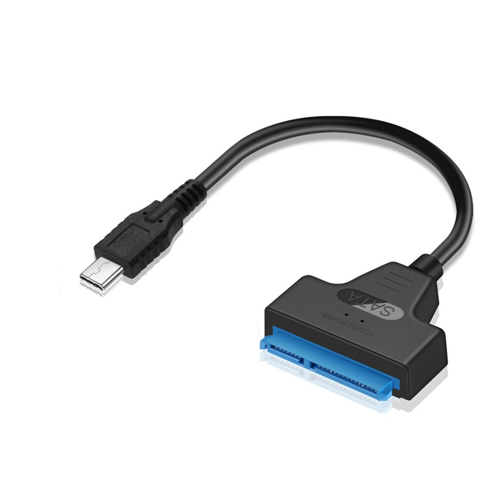 USB 2.0 to SATA Adapter Cable 22-Pin for 2.5 HDD/SSD Hard Drive on Laptop, Driver-Free