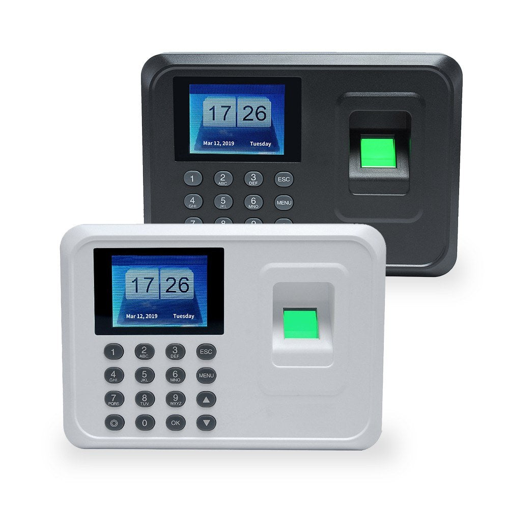 2.4 TFT LCD Biometric Fingerprint Time Attendance Clock with Password Access
