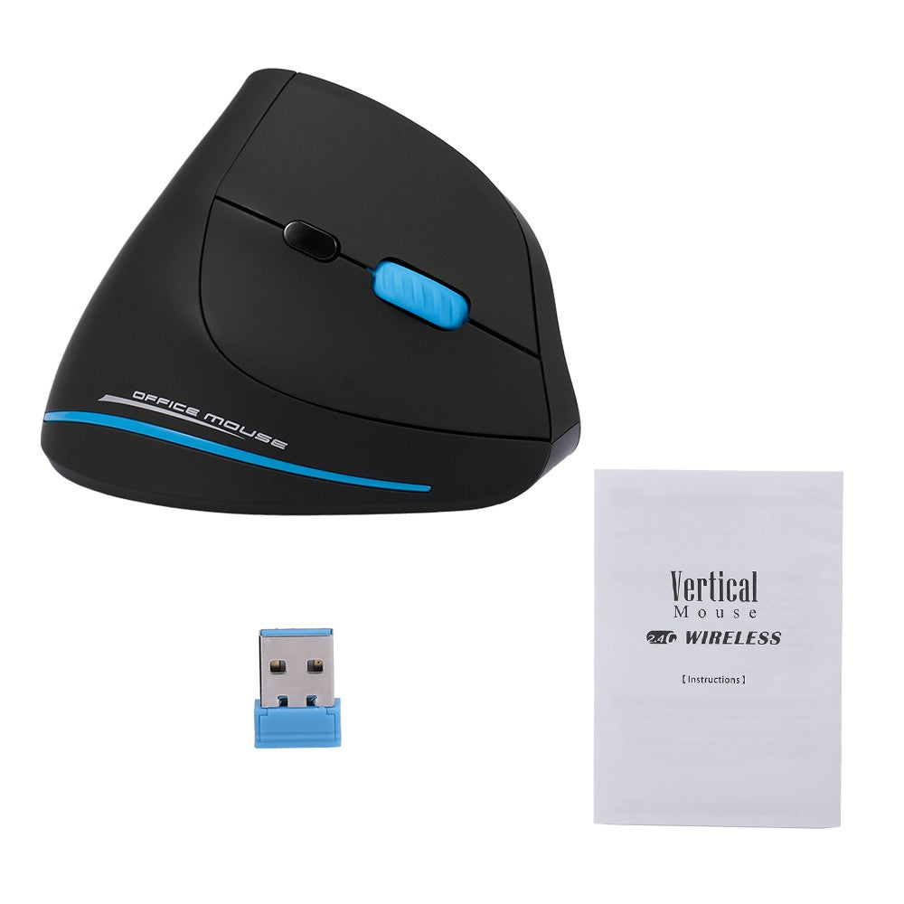 Zelotes F-35A Vertical Wireless Gaming Mouse, 2400DPI, Optical 2.4G