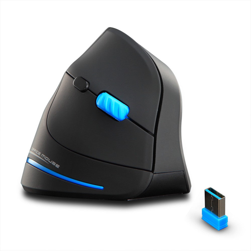 Zelotes F-35A Vertical Wireless Gaming Mouse, 2400DPI, Optical 2.4G