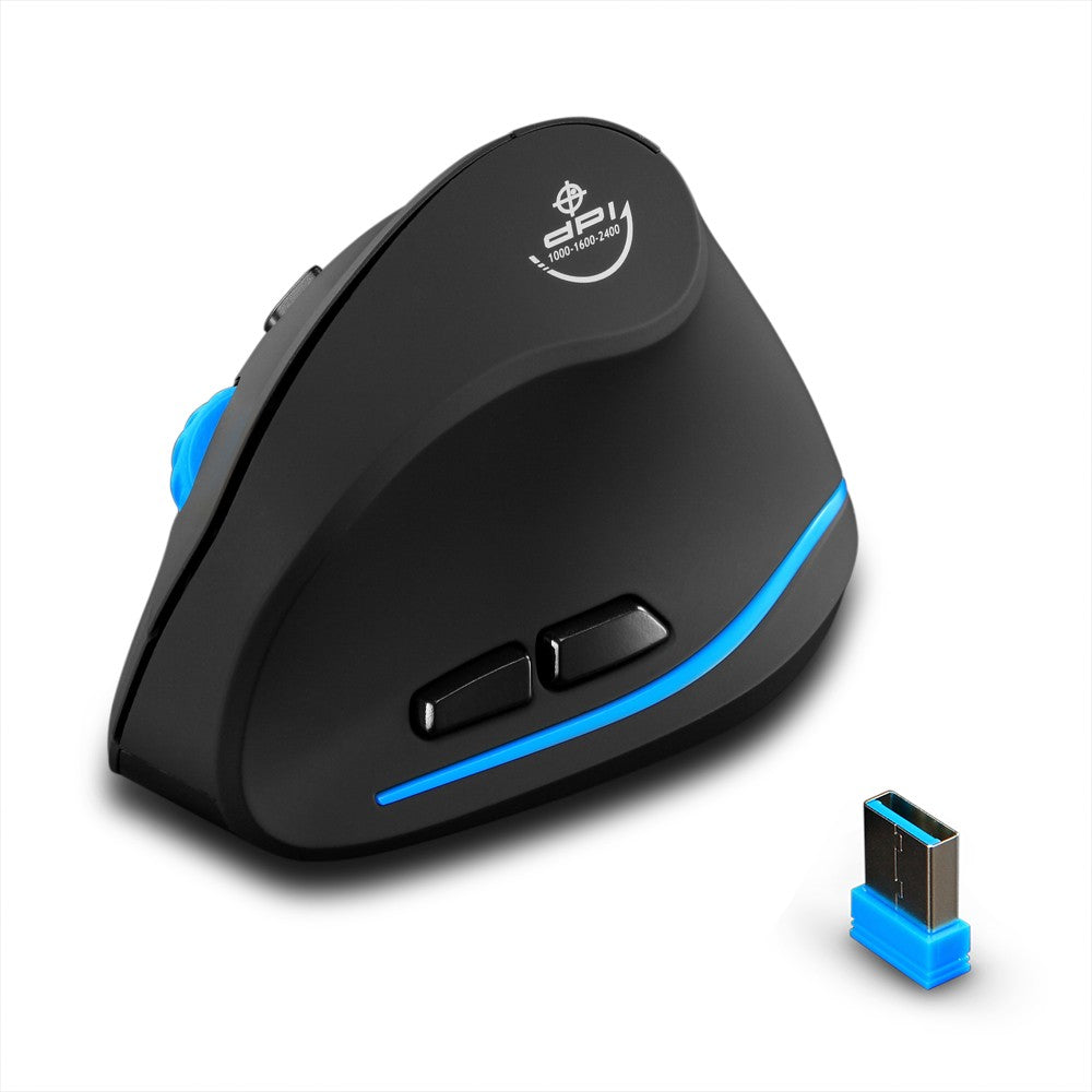 Zelotes F-35A Vertical Wireless Gaming Mouse, 2400DPI, Optical 2.4G