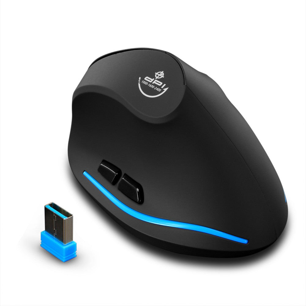 Zelotes F-35A Vertical Wireless Gaming Mouse, 2400DPI, Optical 2.4G