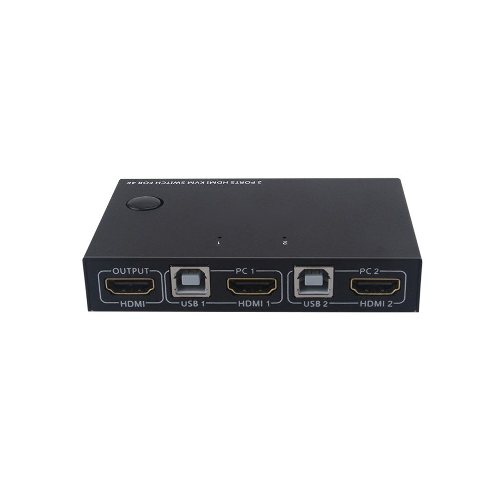 AIMOS 4K HDMI KVM Switch 2x1 - USB Keyboard Mouse Display Synchronization Controller