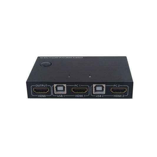 AIMOS 4K HDMI KVM Switch 2x1 - USB Keyboard Mouse Display Synchronization Controller